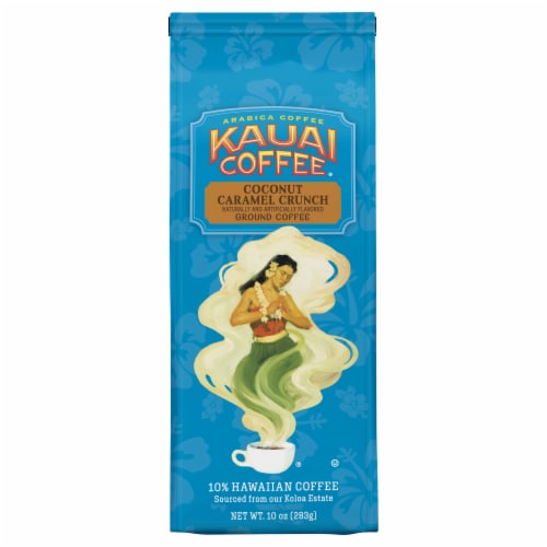 Kauai Coffee® Coconut Caramel Crunch Ground Coffee Perspective: front