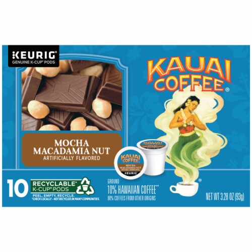 Kauai Coffee® Mocha Macadamia Nut K-Cup® Perspective: front