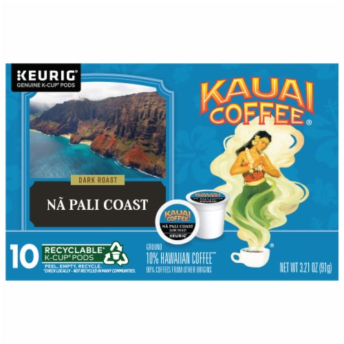 Kauai Na Pali Coast Dark Roast K-Cup Coffee Pods