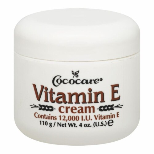 Cococare Vitamin E Cream - 12000 IU - 4 oz Perspective: front