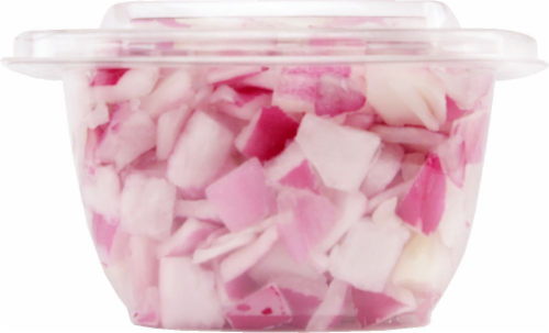 Diced Red Onion Perspective: front