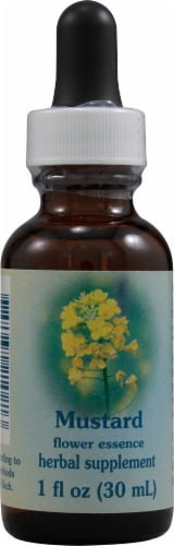 Flower Essence Mustard Herbal Supplement Perspective: front