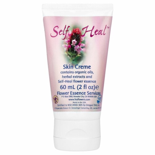 Flower Essence Services Self Heal Skin Creme - 2 fl oz (60 ml) Perspective: front