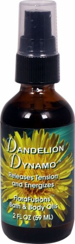 Flower Essence  Dandelion Dynamo™ FloraFusions™ Bath & Body Oils Perspective: front