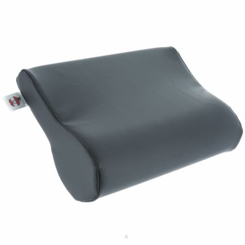 Core Products AB Contour Cervical Support Pillow, Black Vinyl Perspective: front