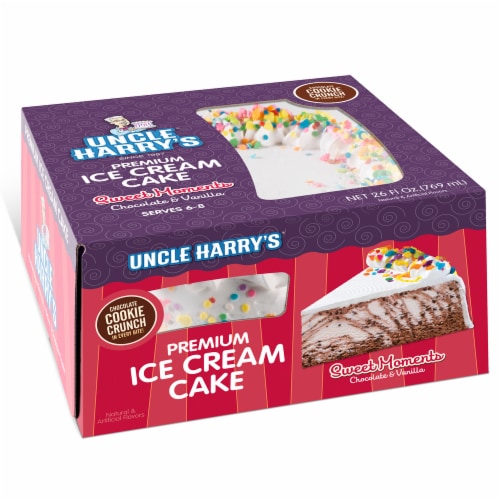 Uncle Harry's® Chocolate/Vanilla Ice Cream Cake Perspective: front