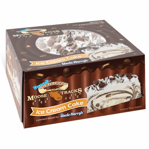 Uncle Harry's® Moose Track Ice Cream Cake Perspective: front
