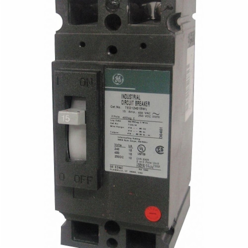 Ge Circuit Breaker,20A,2P,480VAC,TED TED124020WL, 1 Kroger