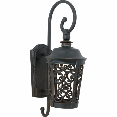Maxim 55393BZ 19.5 in. Whisper Dark Sky LED 1-Light Outdoor Wall Lantern, Bronze Perspective: front