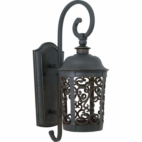Maxim 55394BZ 24.5 in. Whisper Dark Sky LED 1-Light Outdoor Wall Lantern, Bronze Perspective: front
