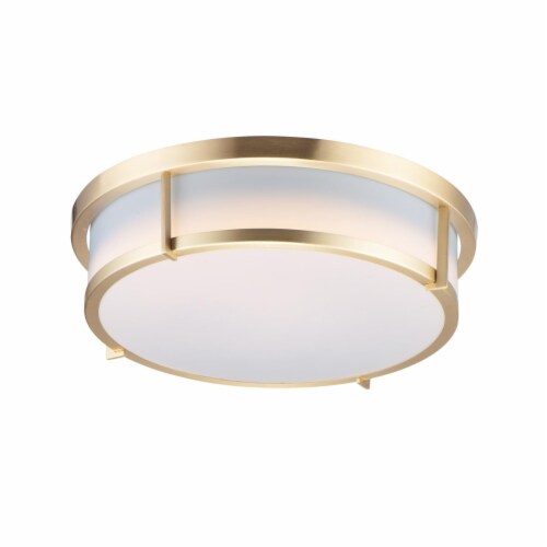 Maxim Lighting 10274WTSBR Rogue LED-Flush Mount Light, Black Perspective: front