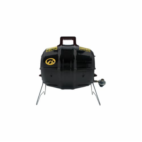 Keg-a-Que 10121 Official Iowa Hawkeyes Grill Perspective: front