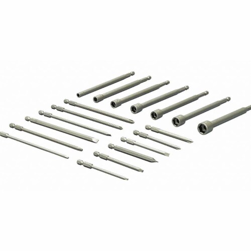 Greenlee Bit Set,Steel,19 Pieces,Hand Application  9953-46T Perspective: front