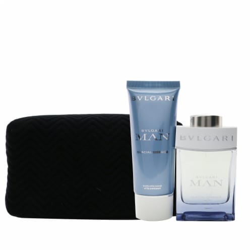 Bvlgari Man Glacial Essence Coffret EDP Spray 100ml 3.4oz After Shave Balm 100ml 3.4oz P 2pcs Pouch City Market