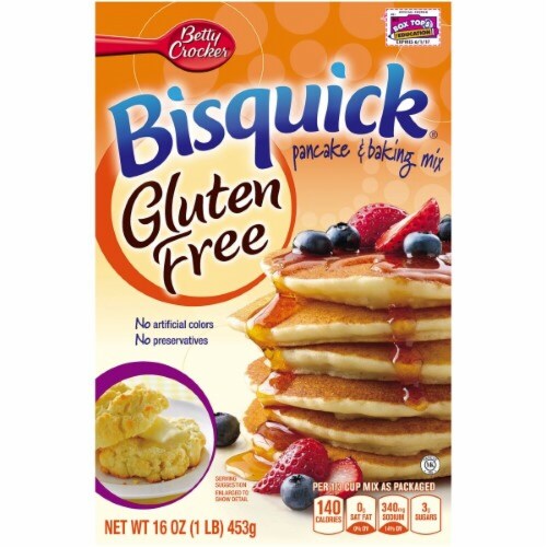 Betty Crocker Bisquick Gluten Free Pancake and Waffle Mix (Pack of 36) Perspective: front