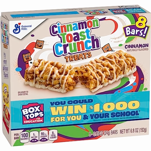 Cinnamon Toast Crunch Breakfast Cereal Treat Bars Snack Bars (Pack of 2 …