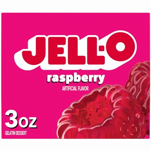 Jell o raspberry gelatin dessert mix pack of 14 14 pack kroger