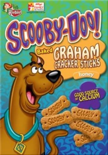 S SCOOBY-DOO! Honey Baked Graham Cracker Snacks (Pack of 20) Perspective: front