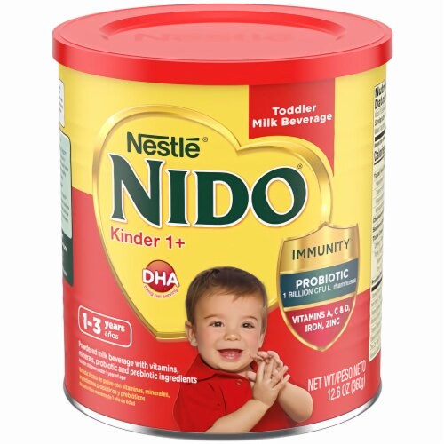 Nestle NIDO Kinder 1+ Toddler Powdered Milk Beverage (Pack of 18) Perspective: front