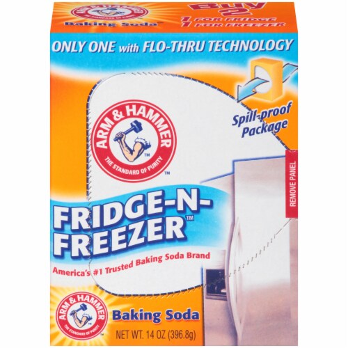Arm Hammer Baking Soda Fridge-n-Freezer Odor Absorber 14 Oz. (Pack of 16) Perspective: front