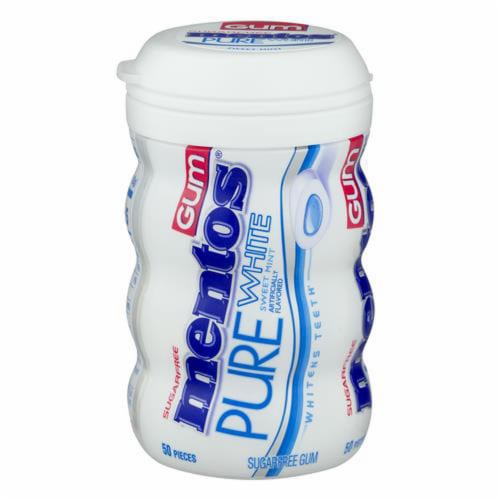 Pure White Sugar Free Gum (Pack of 12) Perspective: front