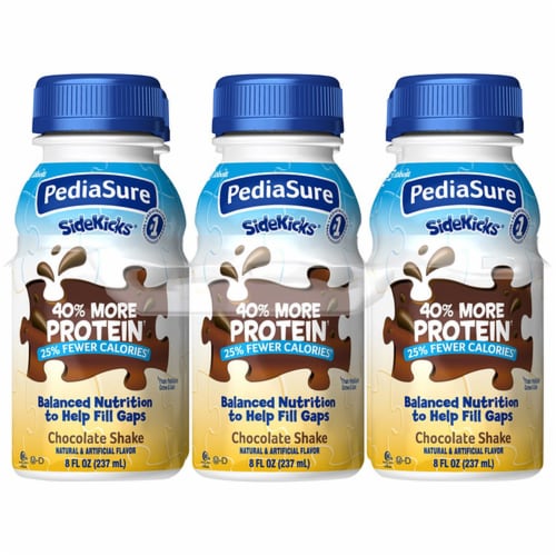 PediaSure SideKicks High Protein Chocolate (Pack of 4) Perspective: front