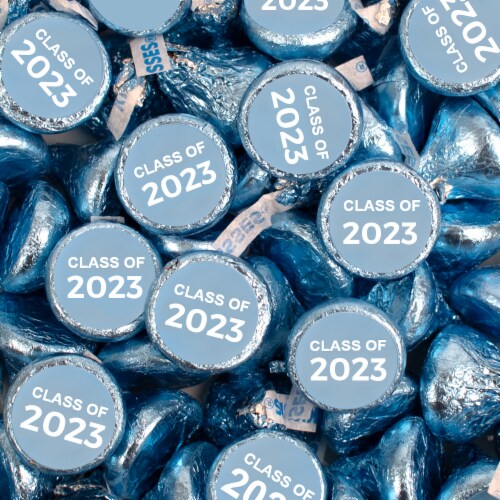 Hershey's Kisses Graduation Class of 2024 Bulk Candy Select Color