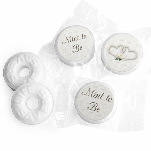 Mint to Be Wedding Mints Favor LifeSavers (Approx. 335 mints & Stickers) Assembly Required Perspective: front