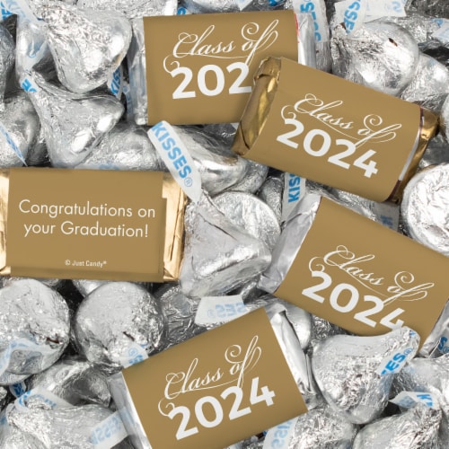 Wrapped Chocolate Bars Graduation Class of 2024 Candy Party Favors