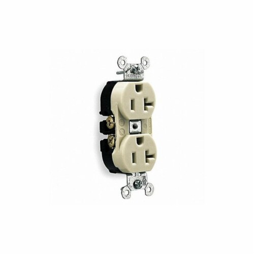 HBL5362I Hubbell 20 Amp 125v Duplex Receptacle Ivory for sale online 
