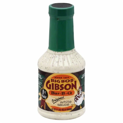 Big Bob Gibson Bar-B-Q Originalo White Sauce Perspective: front