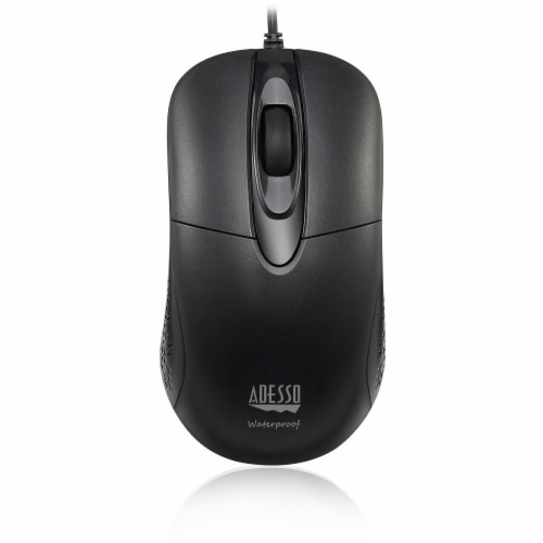 Adesso iMouse W4 Waterproof Antimicrobial Optical Mouse Perspective: front