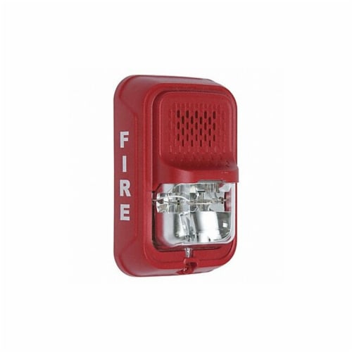 System Sensor Compact Horn Strobe,Horn Strobe,Red P2GRL, 1 Fred Meyer