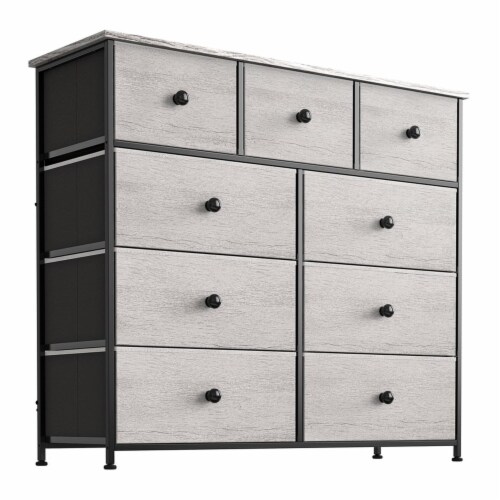 REAHOME 9 Drawer Steel Frame Bedroom Storage Organizer Chest