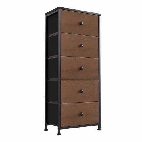 5 Drawers Wide Storage Cabinet Drawer Type Bedroom Narrow Bedside Cabinet  Multi-layer Storage Small Cabinet Chest of Drawers