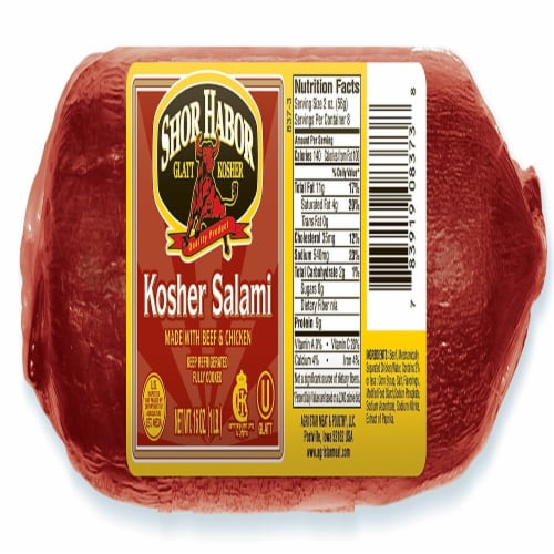 Shor Habor Kosher Salami Perspective: front
