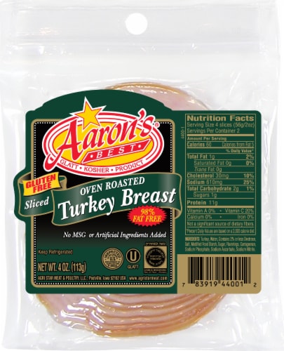 Aaron's Best® Sliced Oven Roasted Turkey Breast Perspective: front