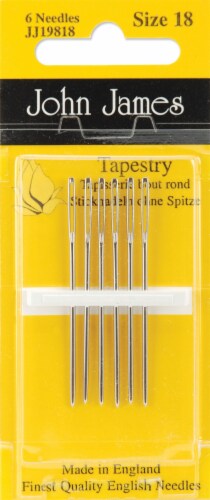 John James Hand Needles-Size 18 6/Pkg Perspective: front