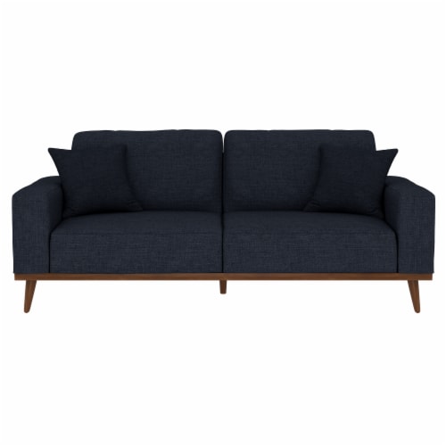 Emerald Home Furnishings Lakeview Presley Sofa - Navy Blue Perspective: front