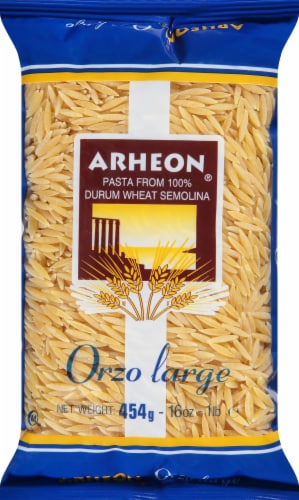 Arheon Large Orzo Pasta Perspective: front