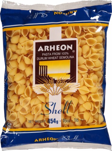 Arheon® Durum Wheat Semolina Pasta Shells Perspective: front
