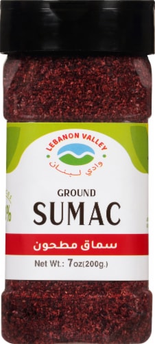 Lebanon Valley Ground Sumac Seasoning Perspective: front