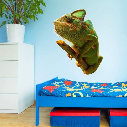 VWAQ Chameleon Wall Decal - PAS37 Perspective: front