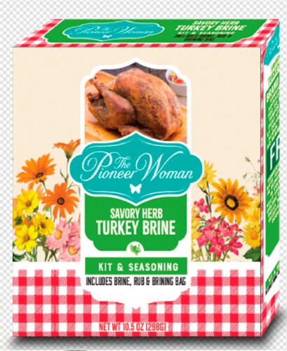 The Pioneer Woman Savory Herb Turkey Brine Kit Perspective: front