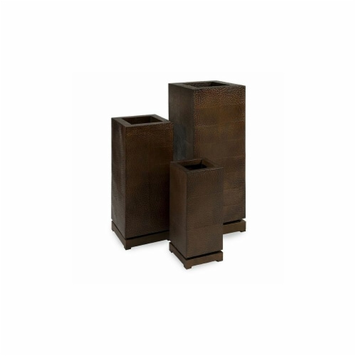 Home Decor Improvements 87067-3 CK - Tall 5th Avenue Planters - Set of 3 Perspective: front