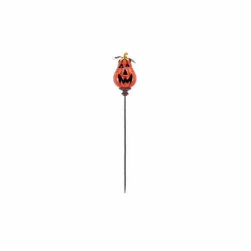 Imax 89964 Jackson Jack O Lantern Orange Stake Perspective: front