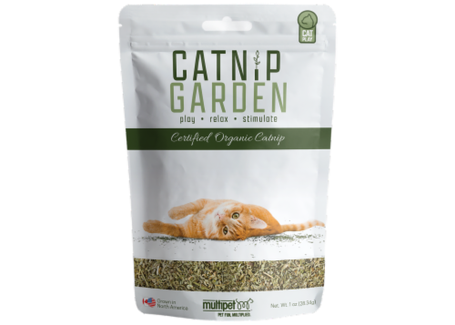 Multipet Catnip Garden Certified Organic Catnip Perspective: front