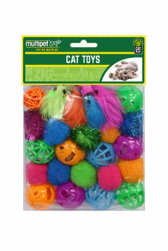 Multipet Cat Toy Value Pack Perspective: front