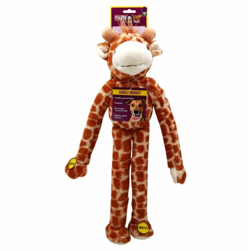 Multipet Swingin' Safari Giraffe Chew Toy Perspective: front