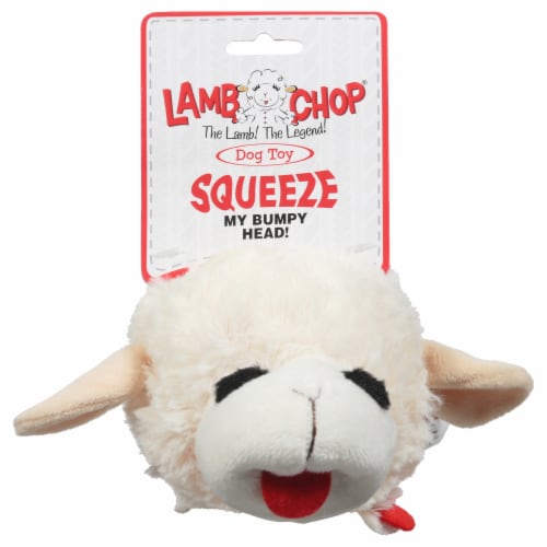 Lamb Chop® Squeeze Dog Toy Perspective: front